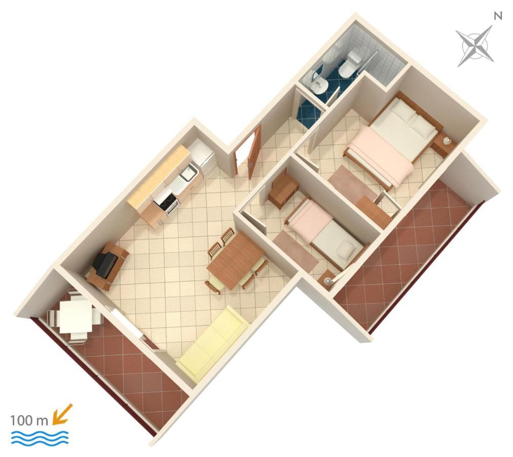 Apartments By The Sea Vinisce, Trogir - 5229 Exterior foto